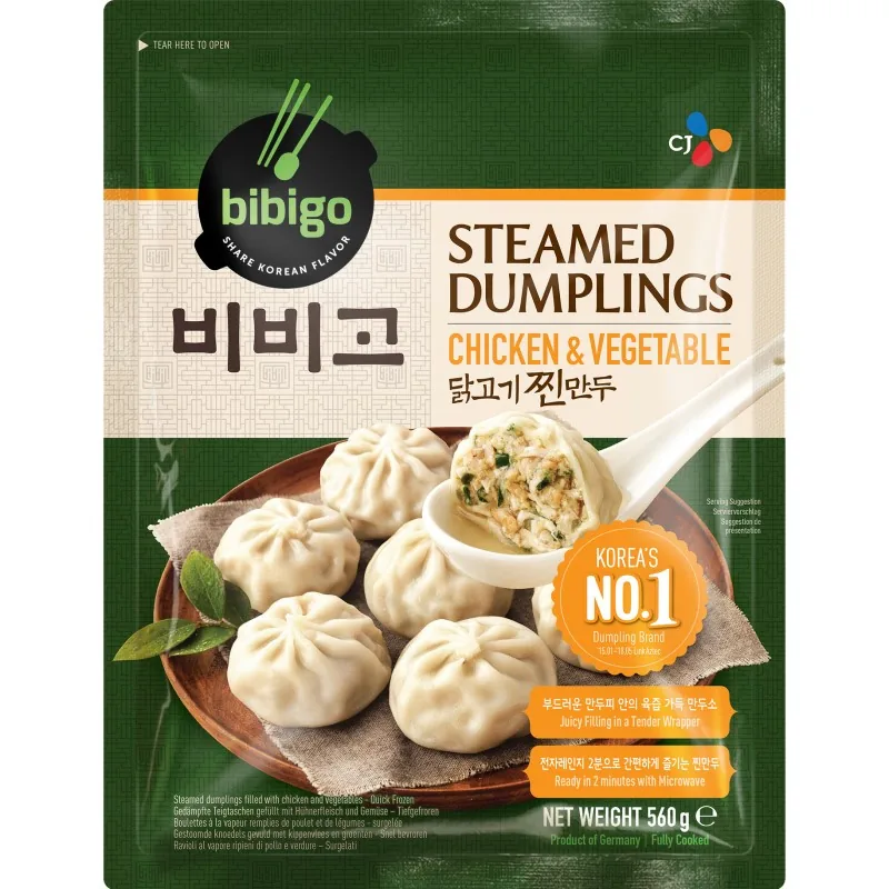 PELMEŅI GYOZA BIBIGO, AR VISTU UN DĀRZEŅIEM, 560G