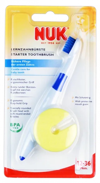 Nuk 12-36 m. zobu birste, 1 gab.