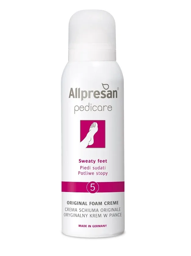 Allpresan*5 putas-krēms pret kāju svīšanu, 125 ml
