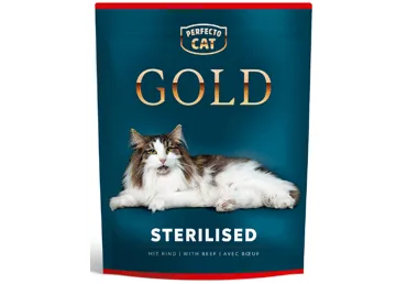 SAUSĀ KAĶU BARĪBA PERFECTO CAT GOLD STERIL 800G