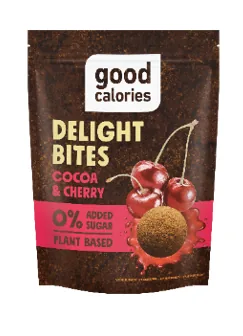KAKAO BITES AR DATELĒM UN ĶIRŠIEM GOOD CALORIES, 58G