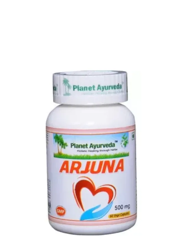 Planet Ayurveda® Arjuna Organic Sirds veselībai, 60 kapsulas