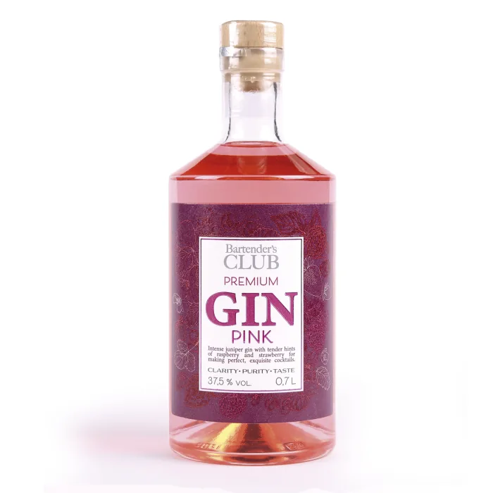 Džins Bartenders Club rozā 37,5% 0,7 l