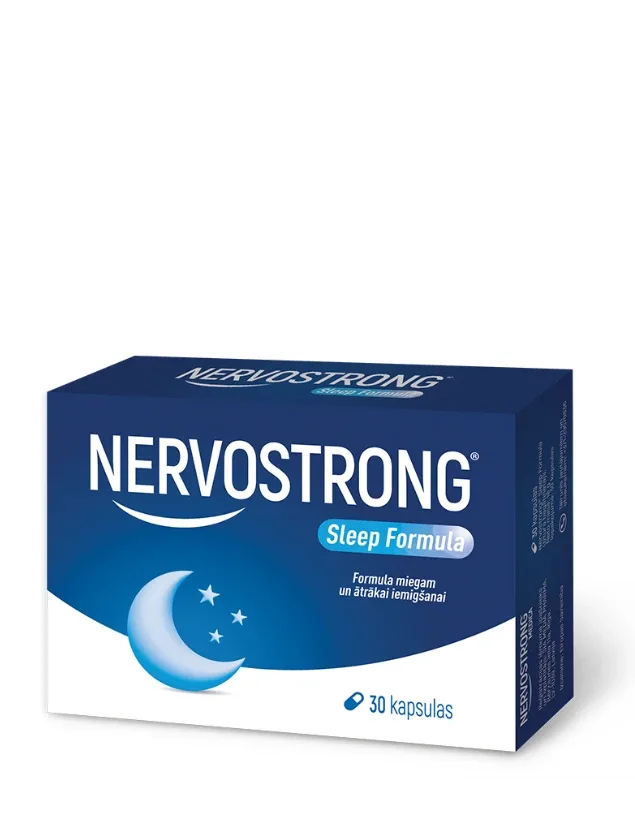 Nervostrong Sleep Formula, 30 kapsulas