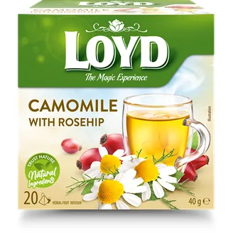 TĒJA ZĀĻU LOYD PYR HERBAL KUMELĪŠU AR MEŽROZĪTĒM 2GX20
