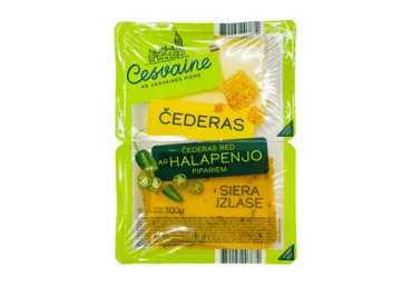 SIERA KOMPLEKTS ČEDERAS&ČEDERAS RED AR HALAPENJO CESVAINE 2X150G