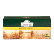 MELNĀ TĒJA AHMAD TEA ENGLISH NR.1 25X2G