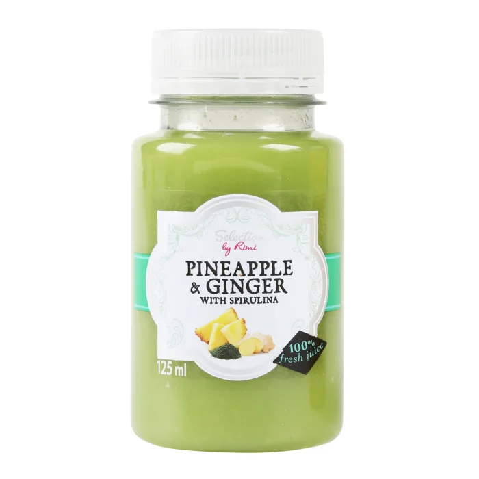 SULA SELECTION BY RIMI ANANĀSU UN INGVERA, AR SPIRULĪNU 125ML
