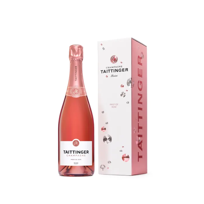 ŠAMPANIETIS TAITTINGER PRESTIGE ROSE BRUT 12,5% 0,75L KASTĒ