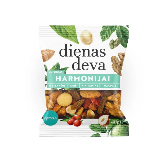 RIEKSTU MAISĪJUMS ZELTA RIEKSTS DIENAS DEVA HARMONIJAI 40G