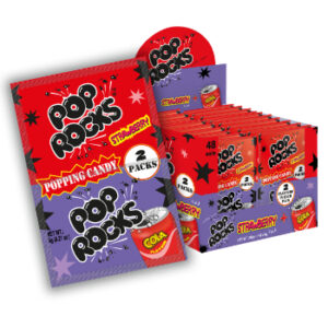 ZETA POP ROCKS TWIN PACK SPRAKŠĶOŠĀS KONFEKTES AR ZEM./KOLAS GARŠU 6G