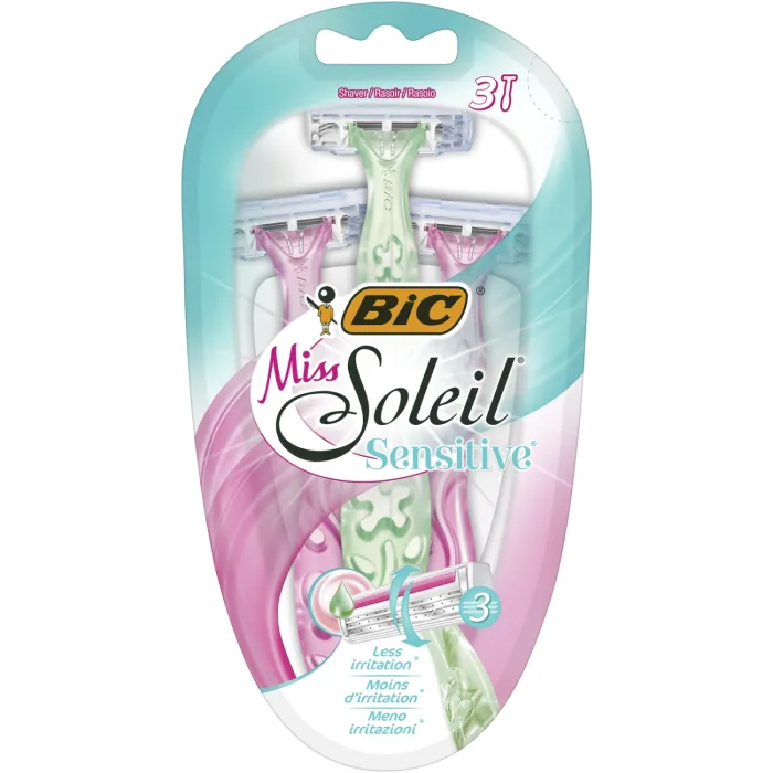 SENSITIVE SKUVEKĻI BIC MISS SOLEIL 3GAB