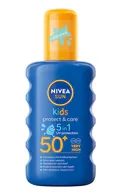 NIVEA SUN KIDS PROTECT&CARE SPF50+ IZSMIDZINĀMS LOSJONS BĒRNIEM AIZSARDZĪBAI PRET SAULI, 200ML