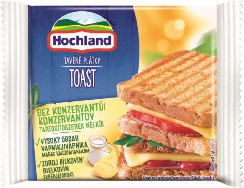 KAUSĒTAIS SIERS HOCHLAND TOSTERMAIZĒM, ŠĶĒLĒS, 130G
