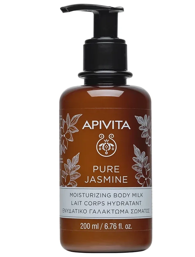 Apivita mitrinošs ķermeņa pieniņš ar jasmīnu, 200 ml