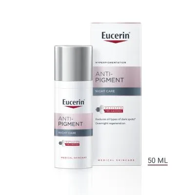Eucerin Anti-Pigment nakts krēms sejai pigmentācijas mazināšanai, 50 ml
