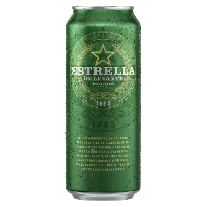 Alus estrella levante 4,8% 0,5 l
