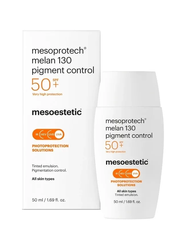 Mesoestetic Mesoprotech Melan 130 saules aizsargkrēms pret pigmentāciju, 50 ml