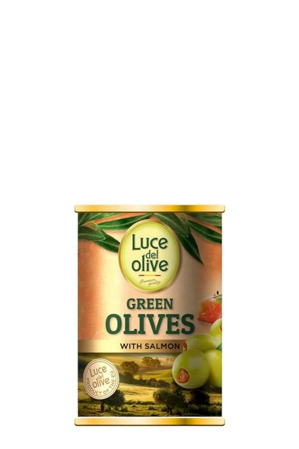 ZAĻĀS OLĪVAS AR LAŠA PASTAS PILDĪJUMU LUCE DEL OLIVE