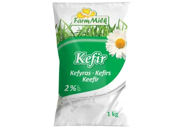 KEFĪRS FARM MILK 2% 1KG PLĒVĒ