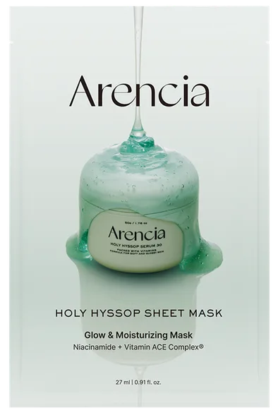 Маска Arencia Holy Hyssop для осеннего посева, 1 шт.