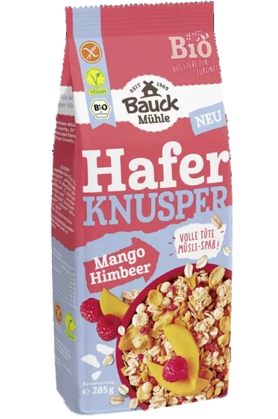 Bauck Hof ar mango BIO auzu muslis, 285 g