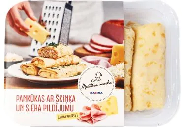 PANKŪKAS AR ŠĶIŅĶA UN SIERA PILDĪJUMU MEISTARA MARKA 400G