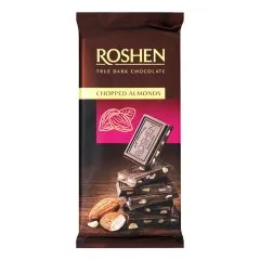 ŠOKOLĀDE TUMŠĀ ROSHEN 56% SĀLS, MANDEĻU 85G