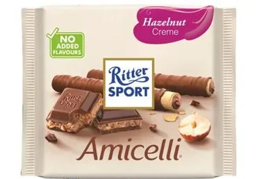 PIENA ŠOKOLĀDE AMICELLI RITTER SPORT 100G