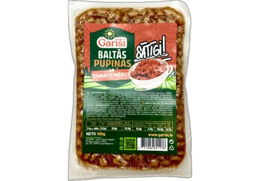 PUPIŅAS BALTĀS AR TOMĀTU MĒRCI GARĪŠI 300G