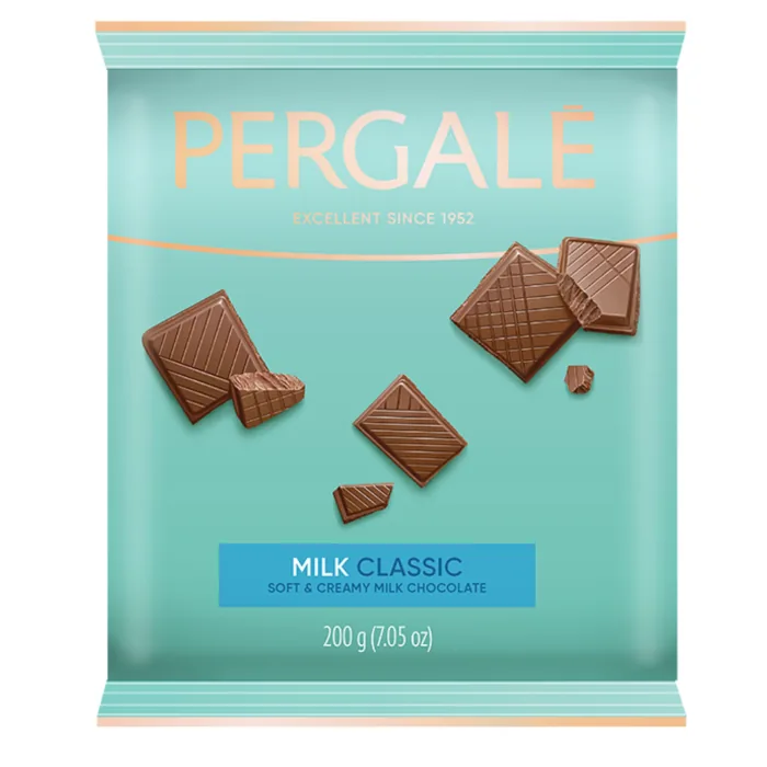PIENA ŠOKOLĀDE PERGALE 200G