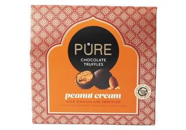 PIENA ŠOKOLĀDES TRIFELES ZEMESRIEKSTU KRĒMA PILDĪJUMS PURE 94G