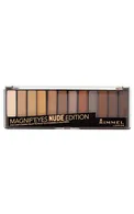 RIMMEL MAGNIF'EYES NUDE ACU ĒNU PALETE, 12 TOŅI