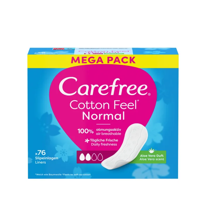 BIKSĪŠU IELIKNĪŠI CAREFREE ALOE 76GAB