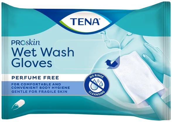 Tena Wet Wash Glove mazgāšanas cimds, 8 gab.