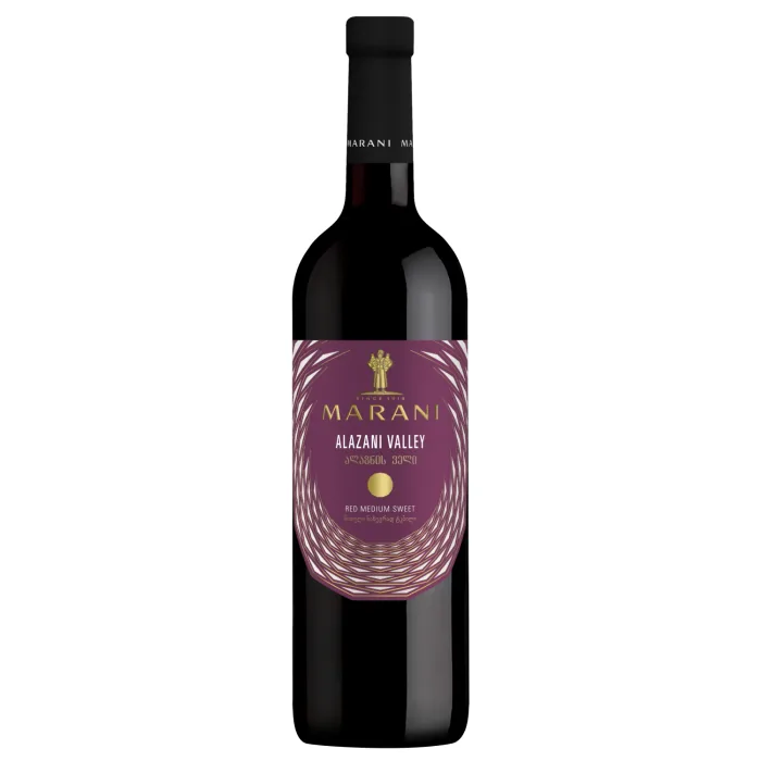 Sarkanvīns Marani Alazani Dolina pussaldais 11,5% 0,75 l