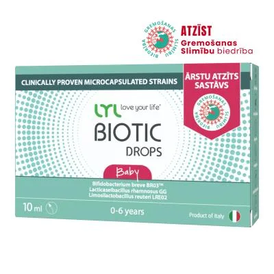 Lyl Biotic Drops (20 devas), pilieni, 10 ml
