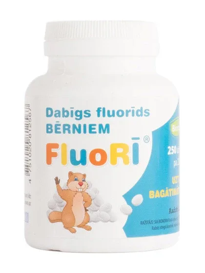 Fluorī bērniem 220 mg, 250 tabletes