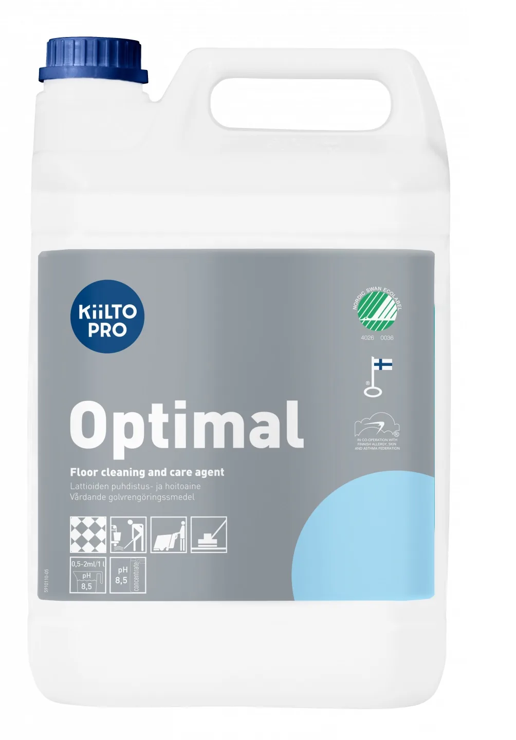 GRĪDAS TĪRĪŠANAS LĪDZEKLIS FC2 OPTIMAL KIILTO, 5L