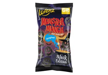 Kartupeļu uzkodas monster munch melnie Lorenz 75 g