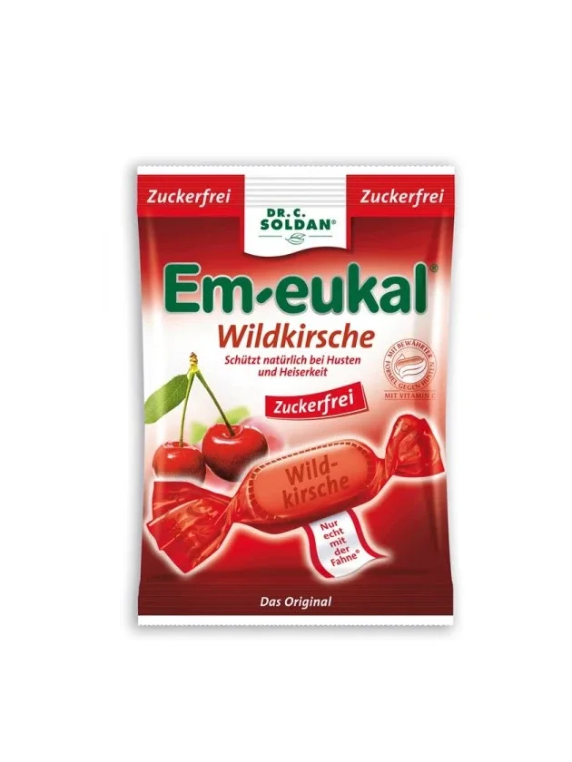 Em-Eukal Wildkirsche konfektes ar C vitamīnu, 75 g