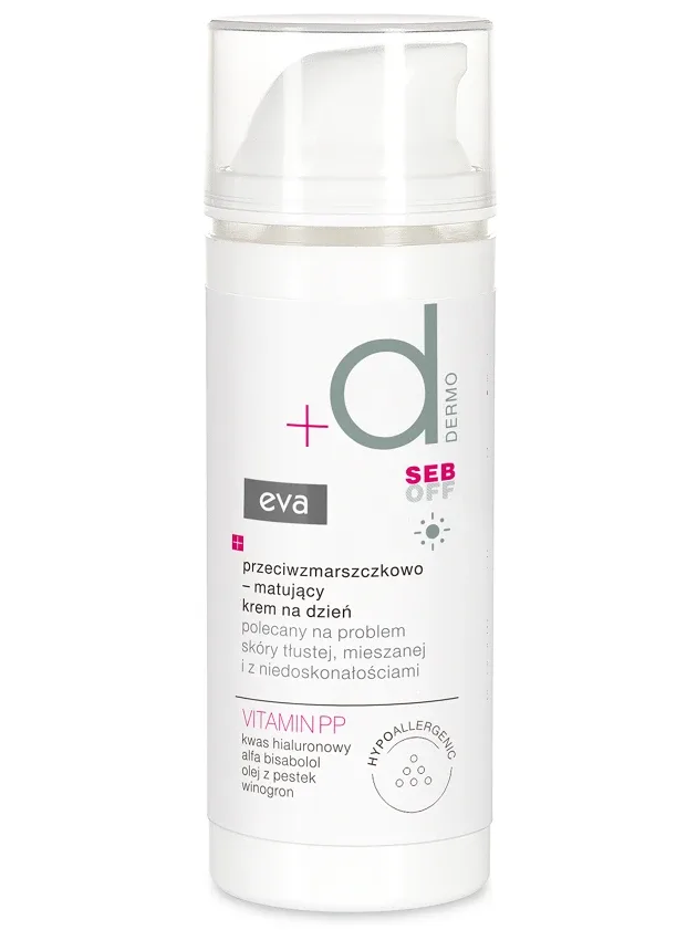 Eva Dermo Seb Off pretgrumbu normalizējošs dienas krēms, 50 ml
