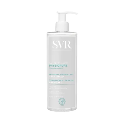SVR Physiopure Eau Micellaire micelārais ūdens dekoratīvās kosmētikas notīrīšanai 400 ml