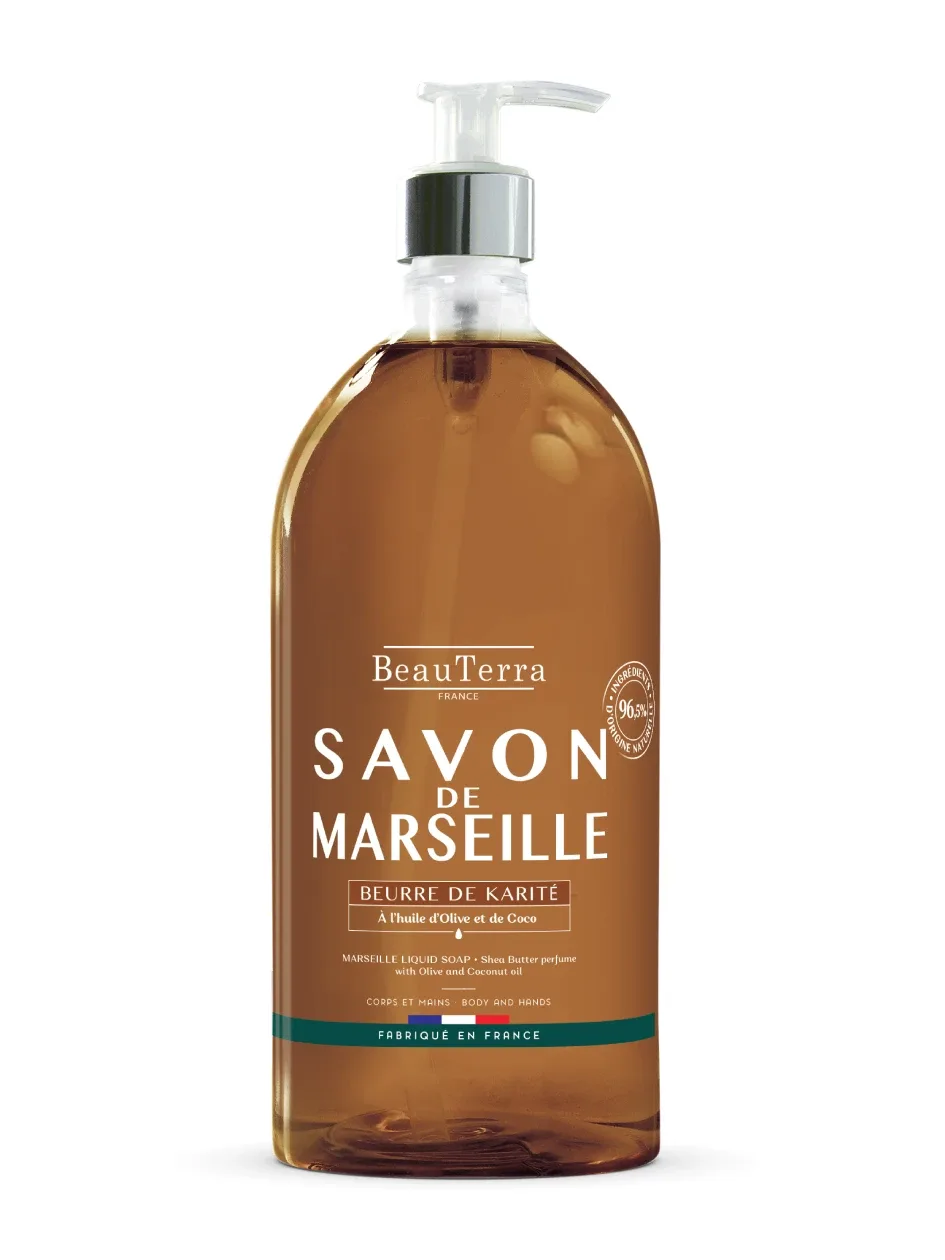 Жидкое мыло Beauterra Shea Butter Marseille, 1 л