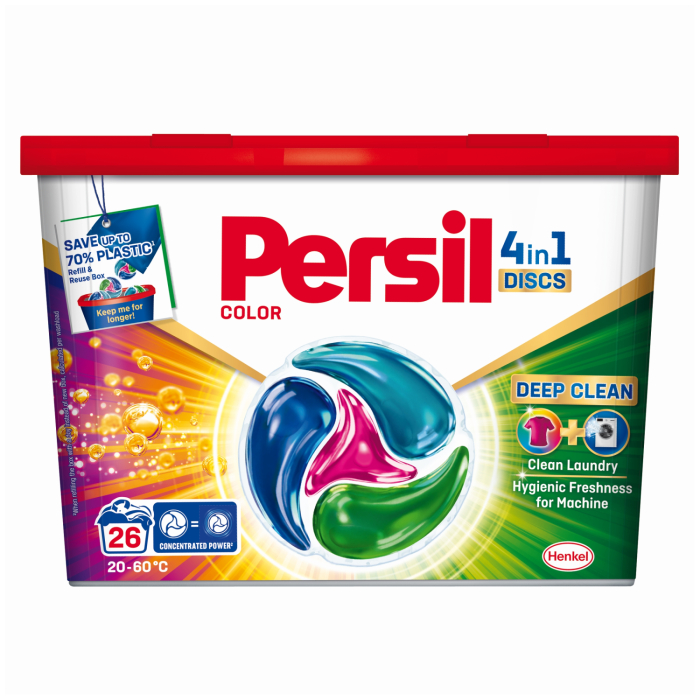 VEĻAS MAZGĀŠANAS KAPSULAS PERSIL DISCS COLOR 26MR