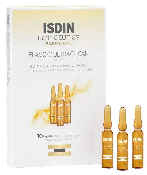 Isdin Isdinceutics Flavo-C Ultraglican ampulas, 10 gab.