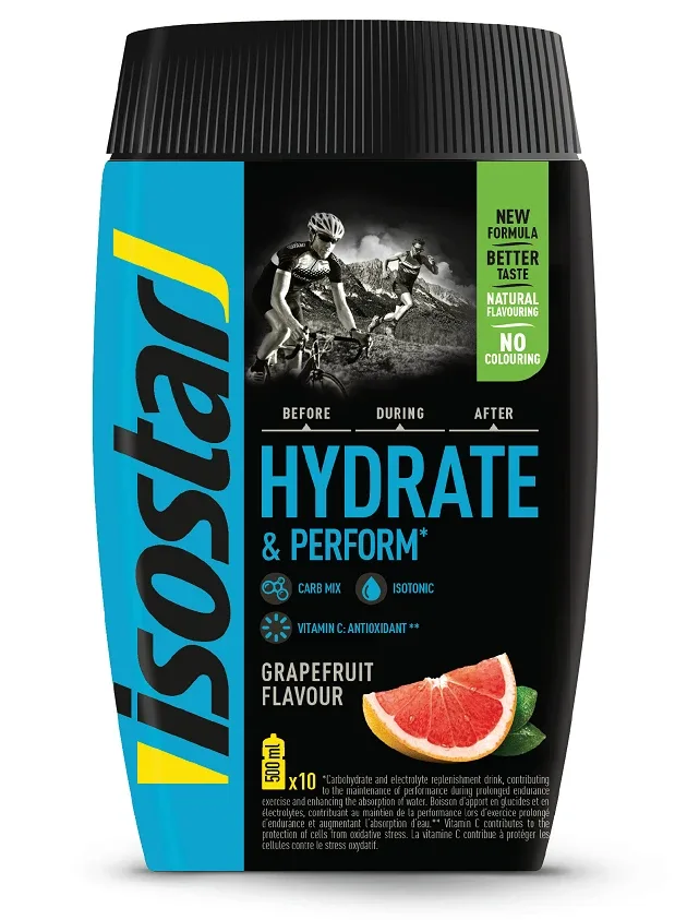 Isostar pulveris hydrate & perform grapefruit, 400 g