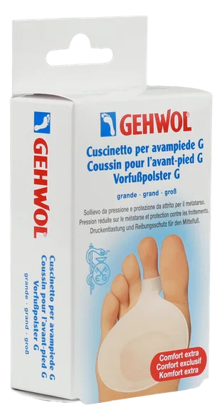 Gehwol P-Gel Vorfusspolster G polsteris pēdai, 2 gab.