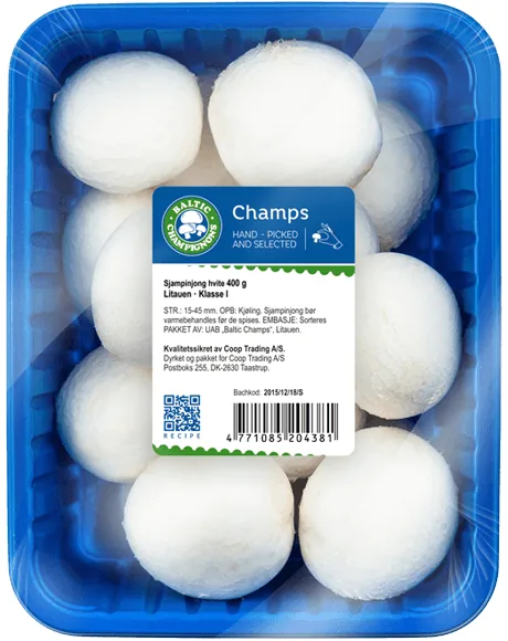 SĒNES ŠAMPINJONI, 250GR, GAB