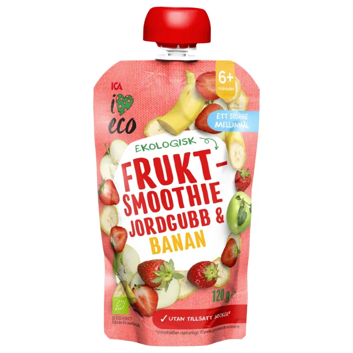 BIEZENIS I LOVE ECO AR ZEMENĒM UN BANĀNIEM 120G